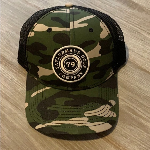 taylormade camo golf hats